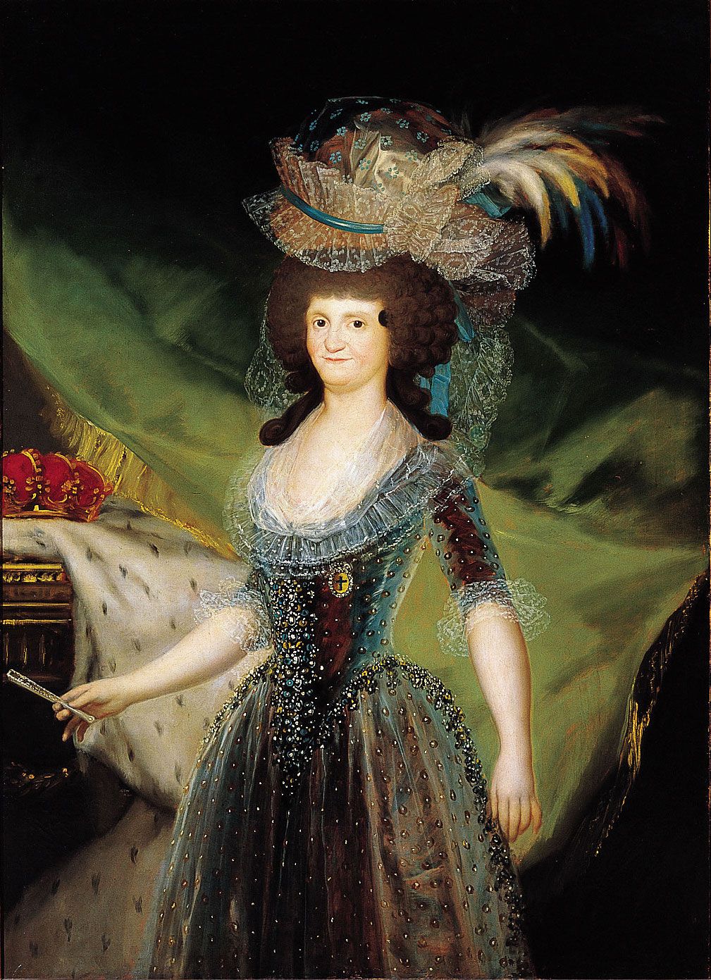 Retrato de la Reina María Luisa de Parma Real Academia