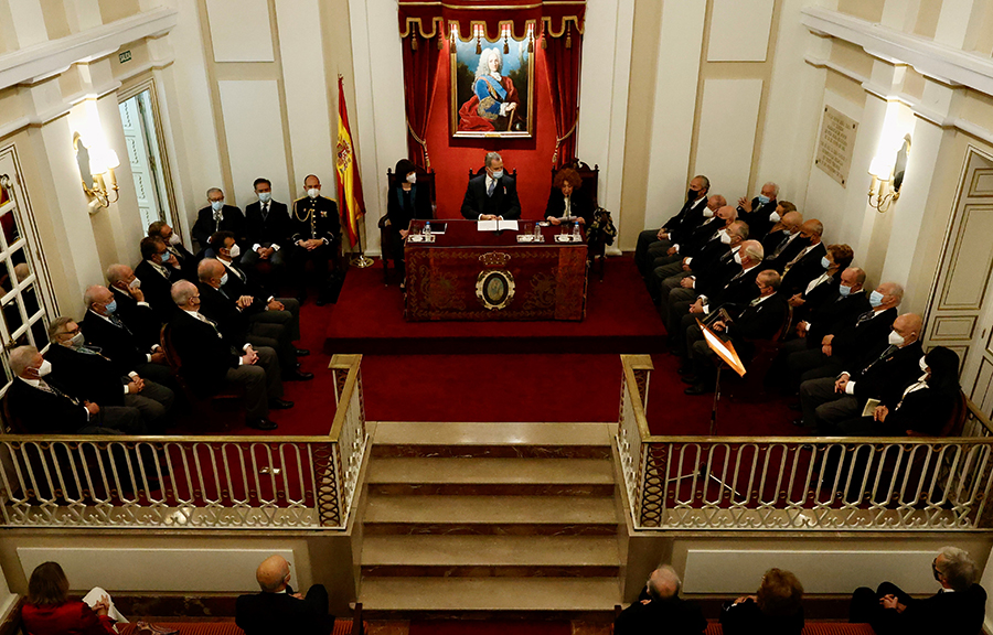 apertura del curso de las Reales Academias del Instituto de España
