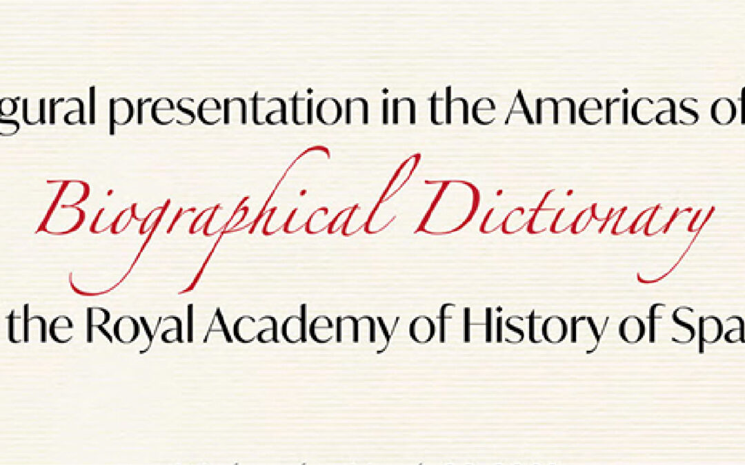 Presentación del “Diccionario Biográfico Electrónico” en América