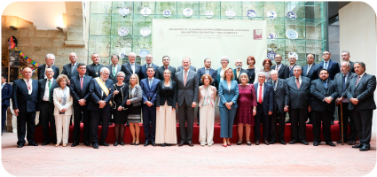 Inauguración del Encuentro de  Academias Hispanoamericanas de la Historia bajo la presidencia de Su Majestad el Rey Felipe VI